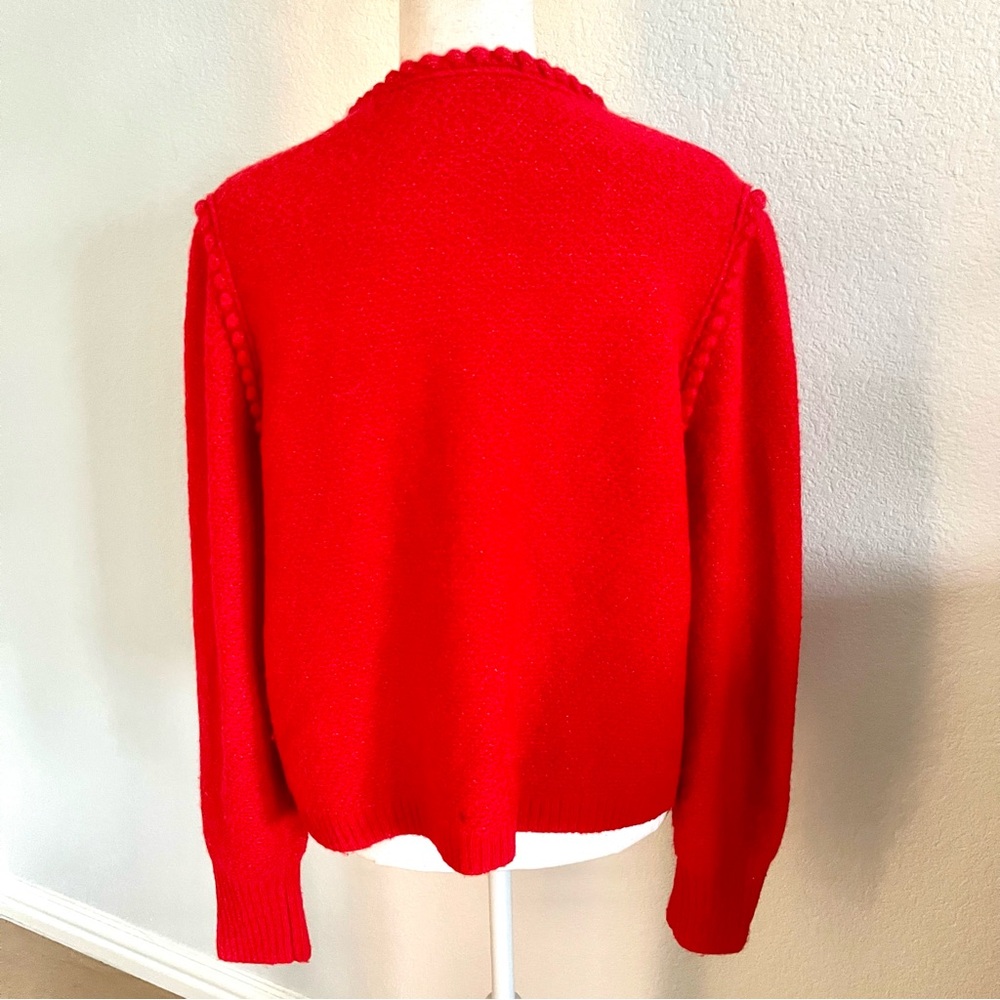 J. Crew Red Jacket with Gold Buttons - Picture 5 of 5